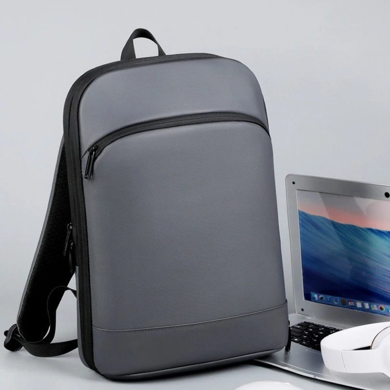 New Model Business Men's Double-shoulder Bag - Large Capacity Expandable Computer Bag - Multi-functional Waterproof Schoolbag