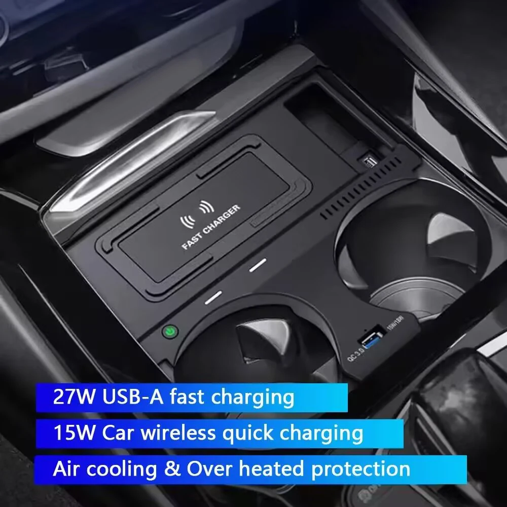 Car phone Holder mount wireless charger For BMW X3 G01 X4 G02 IX3 2018 2019 2020 2021 2022 2023 Fast charging plate accessories