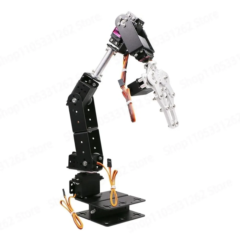 6 DOF Robot Arm Kit Metal Mechanical Claw with MG995 Servo Motors for Arduino DIY Robotics Education