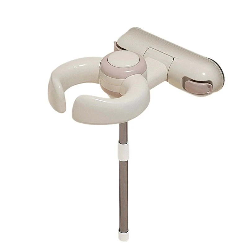 J15U مساعد حمام الطفل القابل للتعديل، مرفق جداري، دعم الدش لتجربة استحمام آمنة، آلية طي سهلة #5