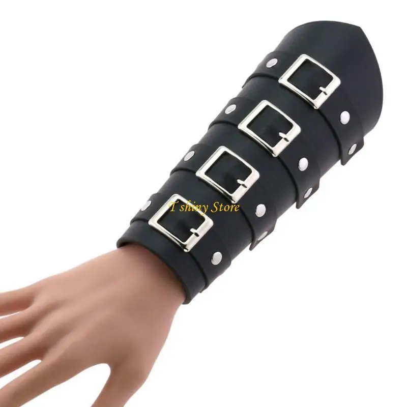 N58F Medieval Punk Vintage Wrist Guard for Men Fashionable for Parties and Festivals