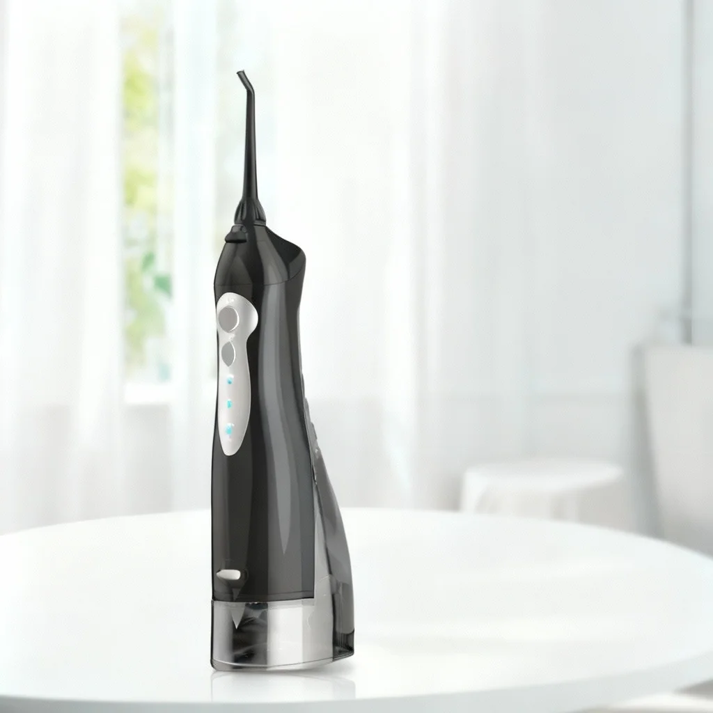 

Water Flossers, Portable Rechargeable Oral Irrigator for Teeth Cleaning, 3 Cleaning Modes, IPX7 Waterproof, 4 Replacement Tips