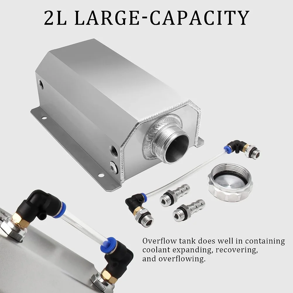

1L/2L Radiator Coolant Overflow Bottle Universal Recovery Water Tank Radiator Overflow Coolant Can Car Accessories