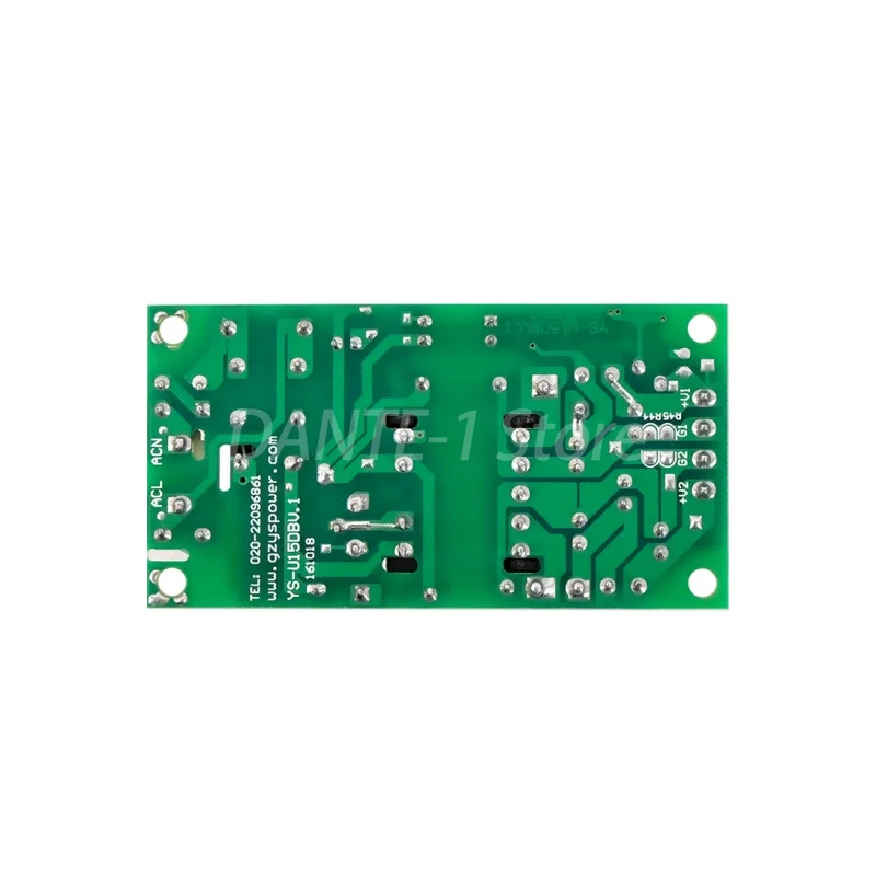 Módulo de placa de fuente de alimentación de 15W, interruptor de aislamiento de doble salida de doble canal de precisión