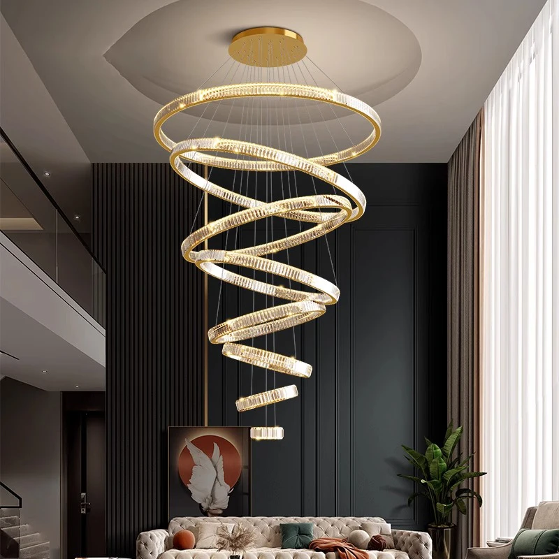 Modern crystal chandeliers living room lighting Ceiling lamps hanging lights led chandeliers for the living room indoor light