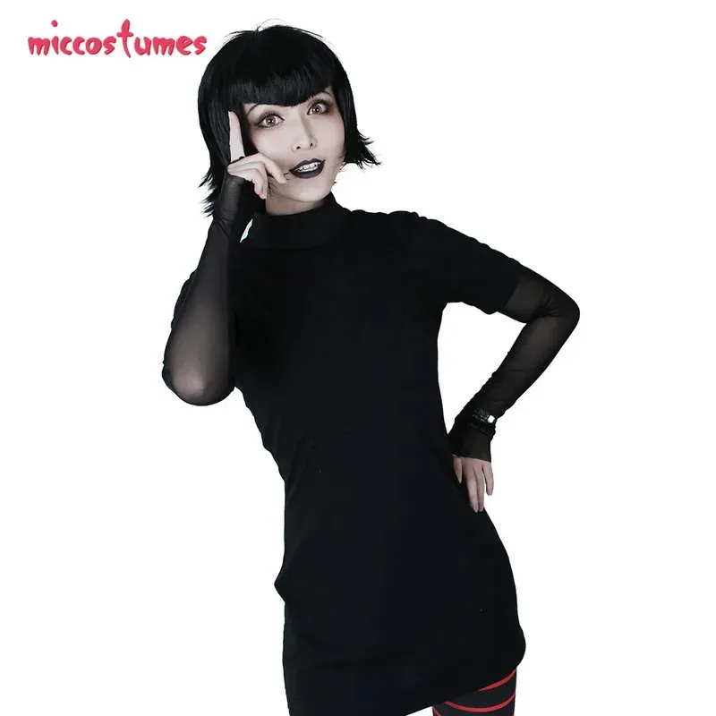 25COSMiccostumes Women's Mavis Halloween Cosplay Costume with Cloak