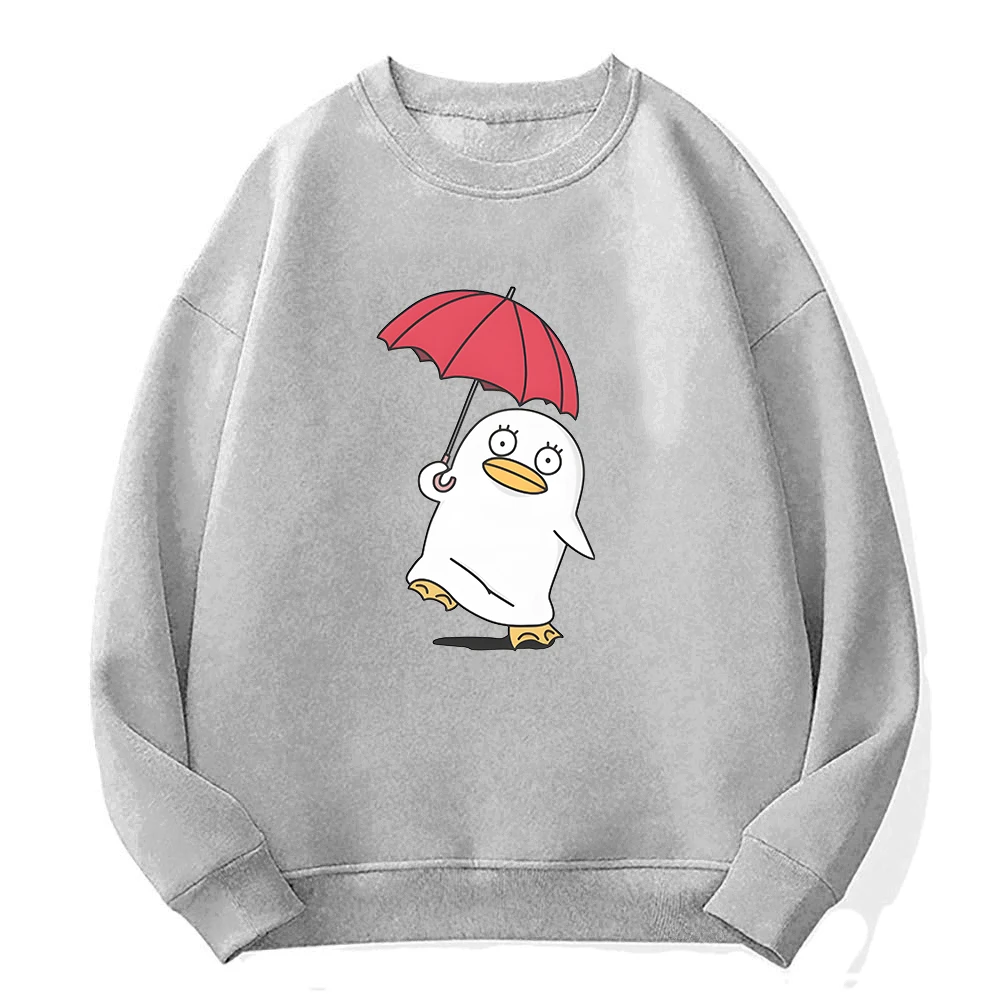 Gintama Elizabeth Hoodie Kawaii Graphic Pullovers Crewneck Sweatshirts Cute Duck Print Hoody Clothes for Women Spring Sudaderas