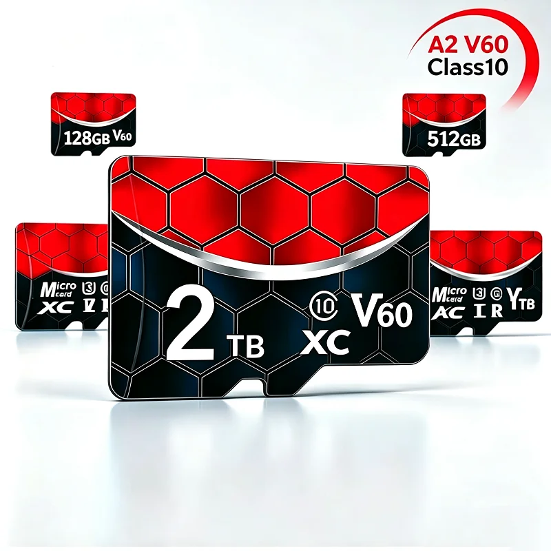 Nouvelle carte mémoire pour téléphone portable à haute vitesse, carte TF 2TB, carte Mini SD 1TB, carte TF SD 512GB pour Nintendo Switch et appareil photo