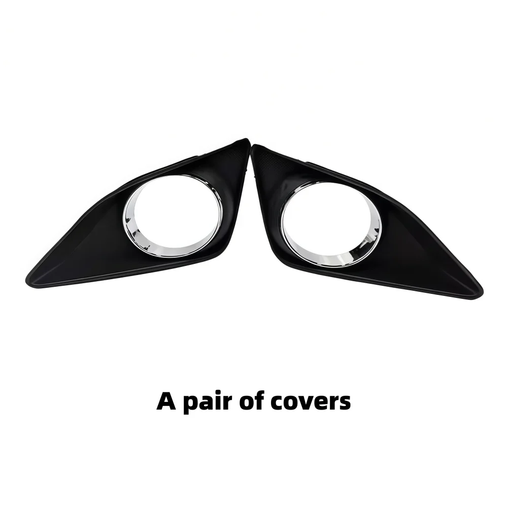 Pair For Toyota Corolla 2007-09 LED Fog Light Cover Grill Frame Lamp Housing Front Bumper Grille Insert Replacement Driving Ligh