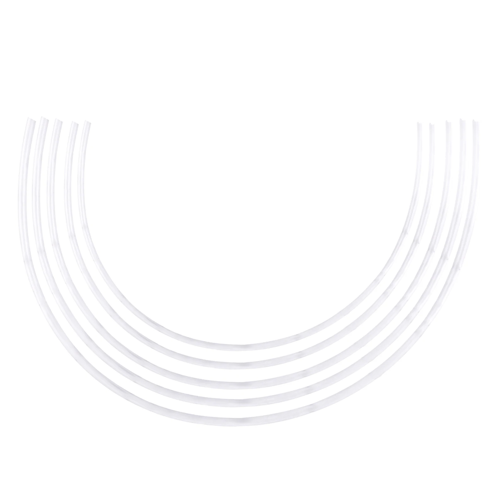 

5pcs Heat Shrink Tube Clear Wire Wrap Tubing Cable Sleeve Lightweight Easy Electrical Work Marine Grade Industrial Heat Shrink