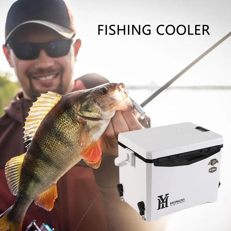 Portable Ultra-Light Ice Chest Cooler Travel Cooler Beverages Picnics Barbecues Boats Keeps for Outdoor Fishing Accessories
