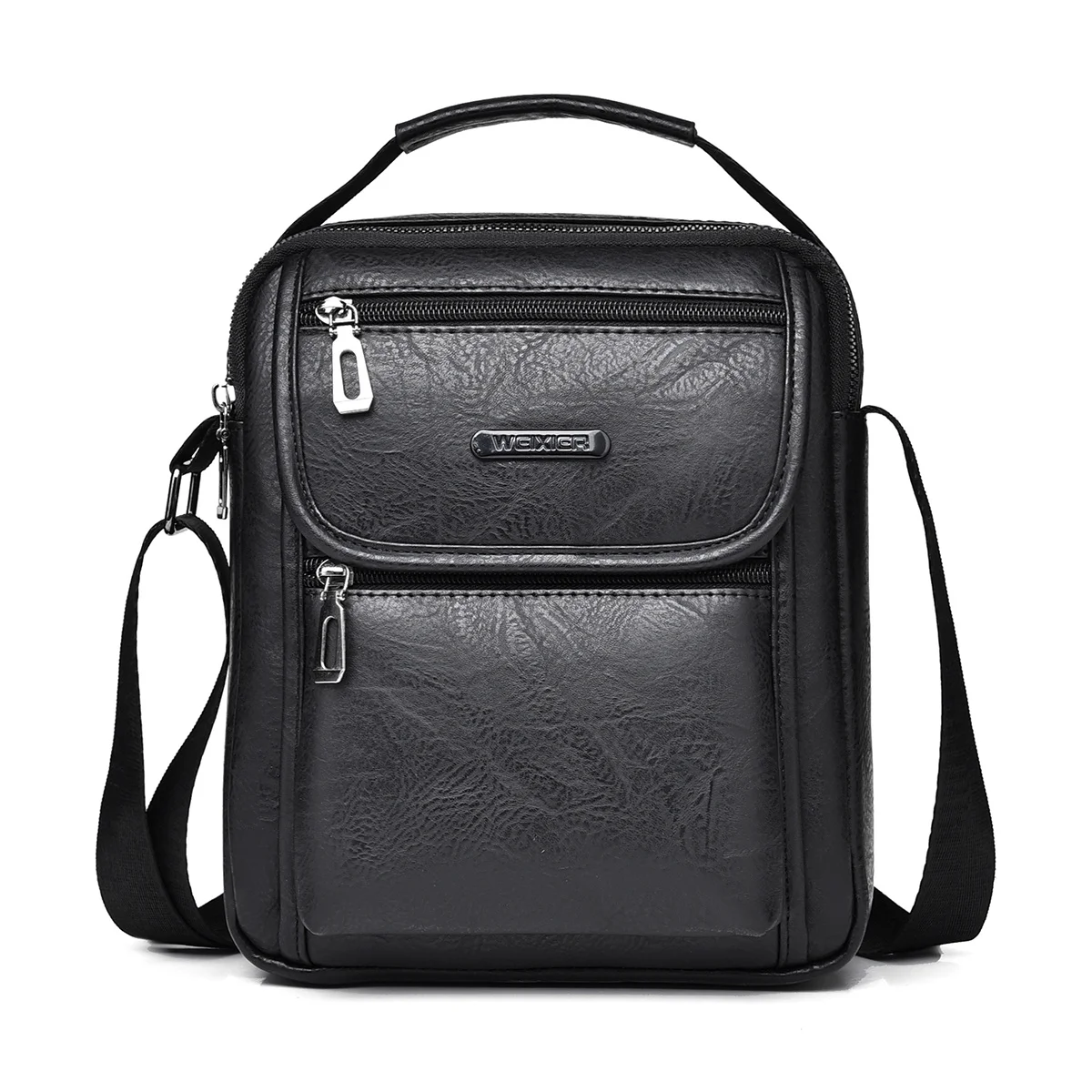 Men Shoulder One Cross body Bag Handbag Business Briefcases Casual Laptop Retro Office Male Tote Top Handle Messenger