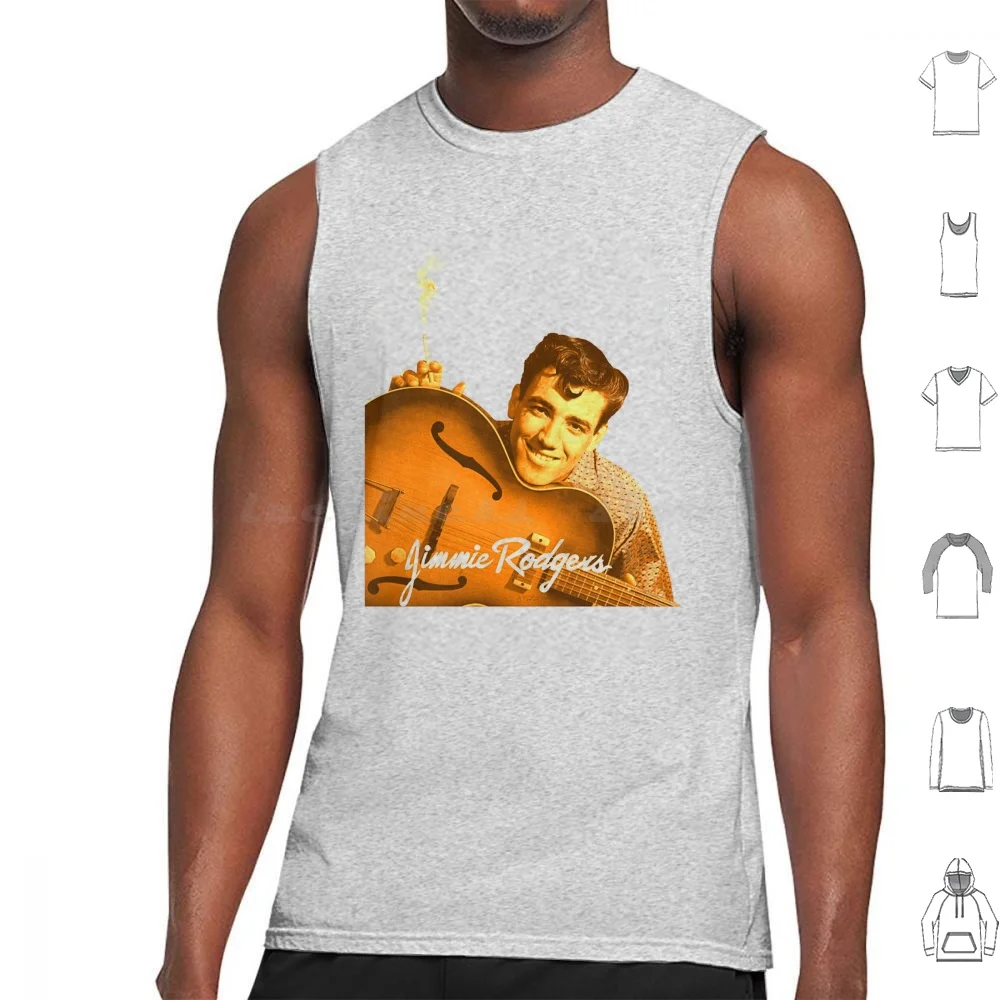 Camisetas sin mangas Jimmie Rodgers Classic Country Legend Tribute, chaleco sin mangas, música country clásica