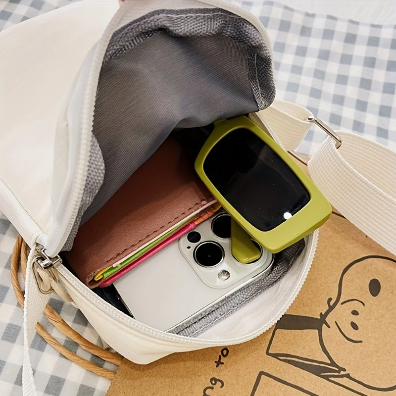 New Spring and Summer All-match Mini Crossbody Bag, Fashionable and Simple Women\'s Vertical Mobile Phone Bag