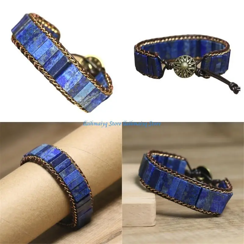 

573B Beaded Bracelet Comfortable Adjustable Bracelet Woven Bracelet Wrist Jewelry