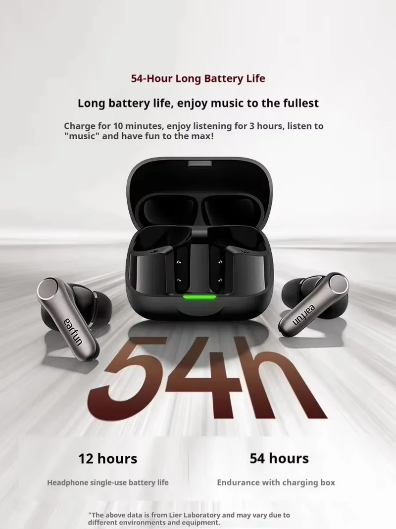 EarFun Air Pro 4+ Wireless Earbuds 6-Mic AI Clarity Call 54H