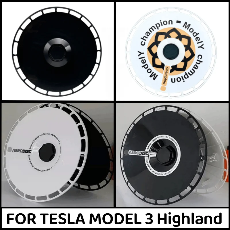 4PCS HubCap 18 Inch Performance Replacement Wheel Cap Automobile Full Rim Cover Accessories for Tesla Model 3 Highland  2024