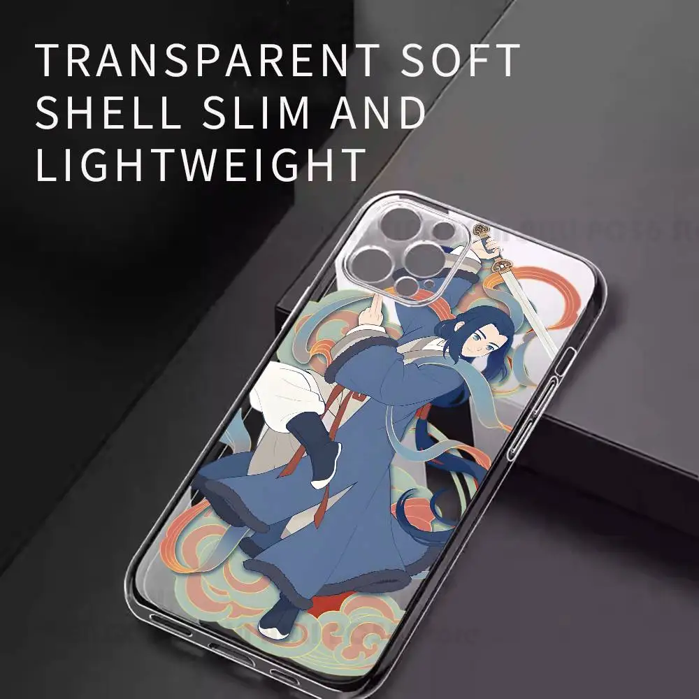 

Luo Xiao Hei Wu Xian Phone Case For IPhone17 16 15 14 13 12 11 Pro Max XR XS Plus Cute Cover