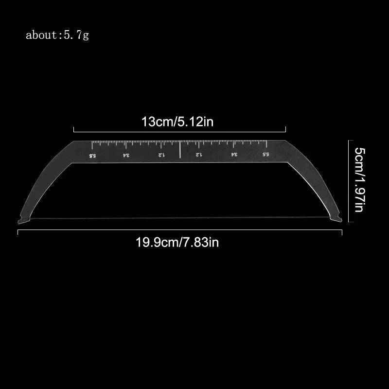 Pijl En Boog Wenkbrauw Mapping Liniaal Positionering Liniaal Wenkbrauw Tattoo Lijntekening Hulpgereedschap Permanente Make-up Accessoires