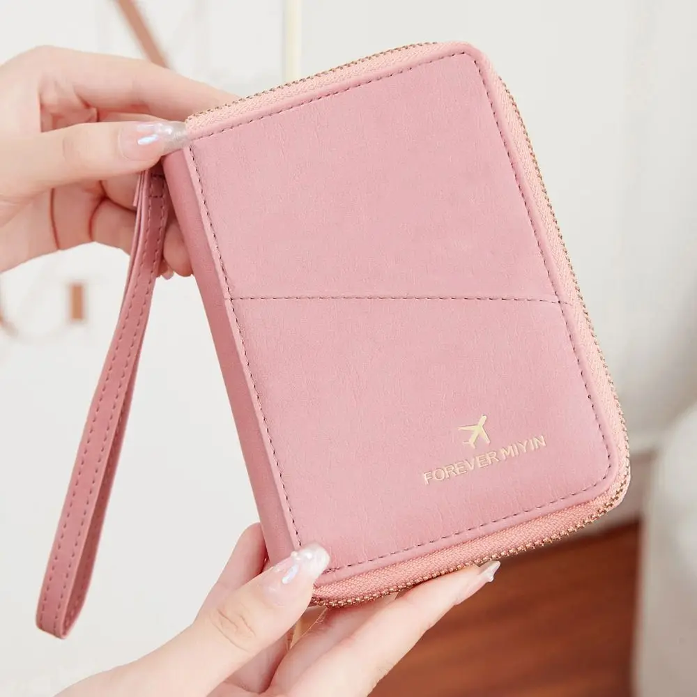 

Waterproof Passport Cover with SIM Card Slots Multifunction Card Case Leather Passport Bag Large Capacity Airplane Check-in