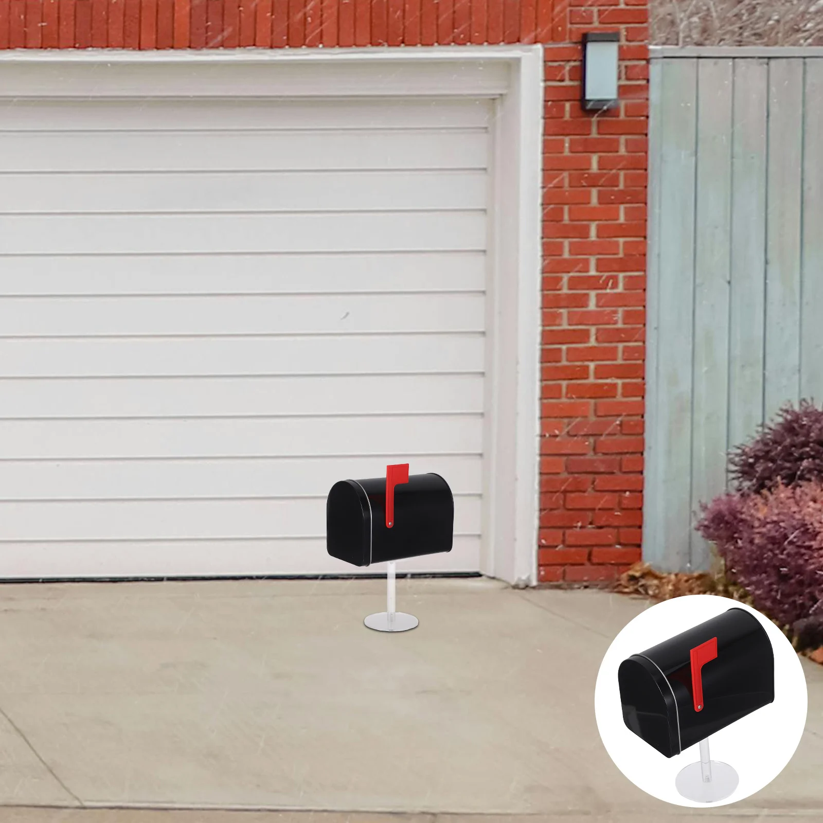 

Mini Waterproof Mailbox Iron Wall Mounted Black Post Box For Apartments Villas Tiny Accessories Suggestion Donation Tip