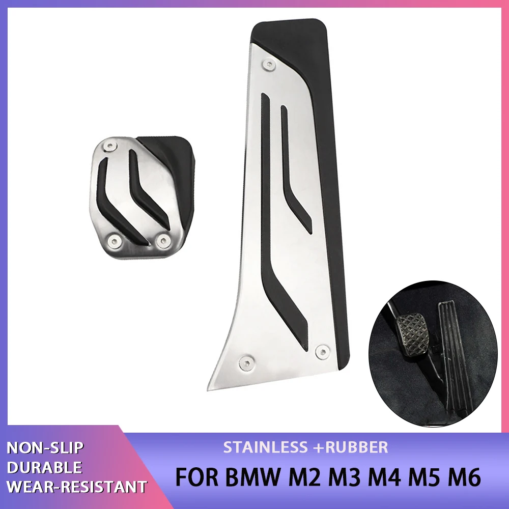

Gas Fuel Brake Pad Foot Pedal Cover for BMW M2 M3 M4 M5 M6 F87 F80 F82 F83 F10 F12 SMG DCT Accessories