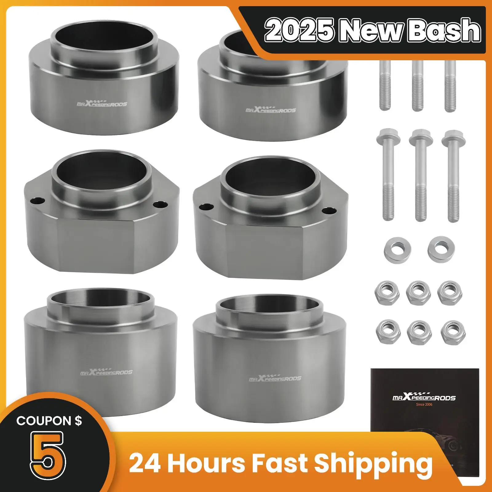 

Front & Rear 2'' Leveling Lift Kit Spacers for Suzuki Sidekick 89-1998