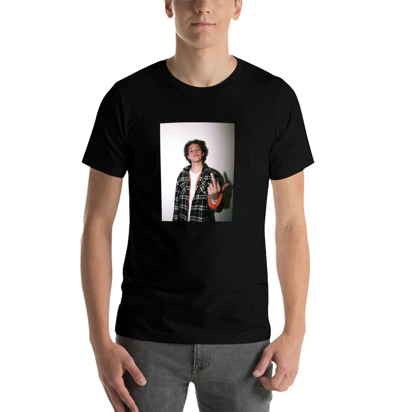 เอธาน คัทคอสกี้เสื้อยืดเสื้อยืดสำหรับชายผ้าฝ้าย 100 เปอร์เซ็นต์เสื้อยืดชายสำหรับชายเสื้อยืดลำลอง
