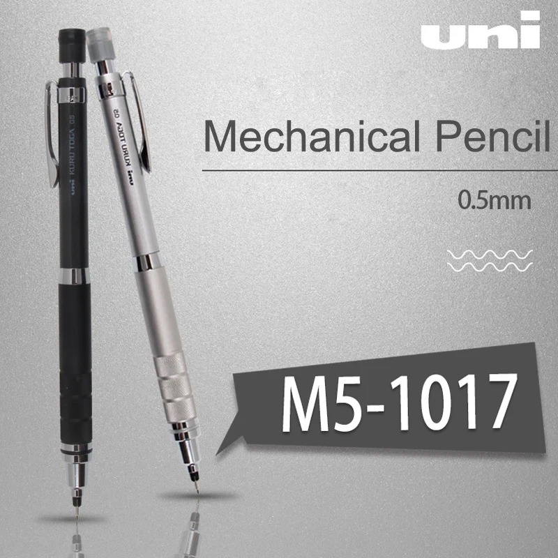 Japan Uni M5-1017 Kuru Toga Metal Mechanical Pencils 0.5mm Break-proof Lead Rilakkuma School Supplies Stationery Infinity Pencil