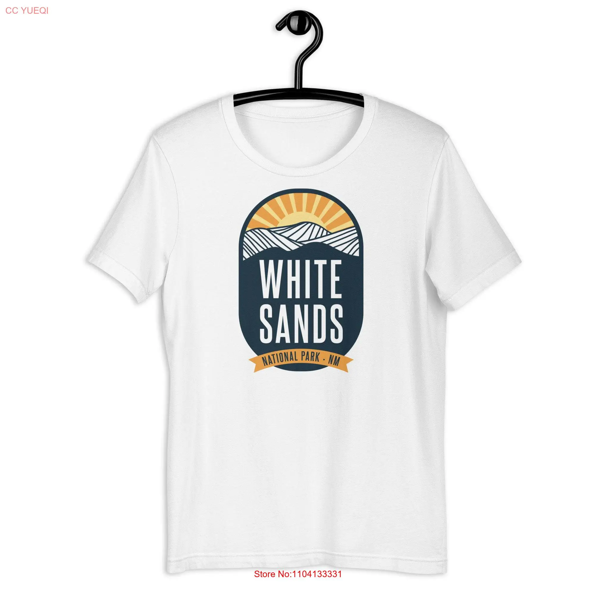 White Sands National Park t shirt New Mexico long or short sleeves