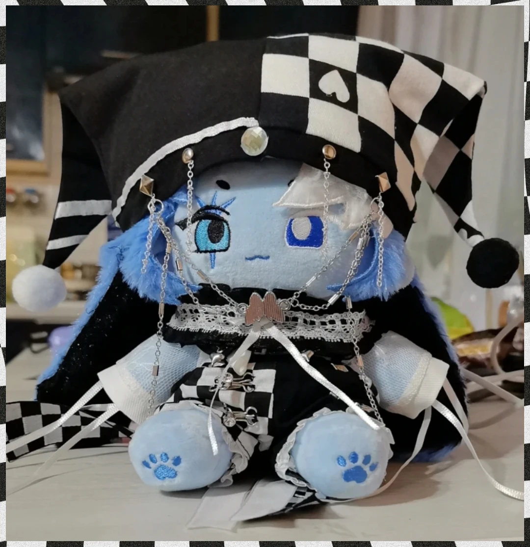 

20 см аниме игра Shadow Milk Cookie Kawaii косплей платье хлопковая кукла тело мультяшная периферия мягкие плюшевые игрушечные фигурки подарок