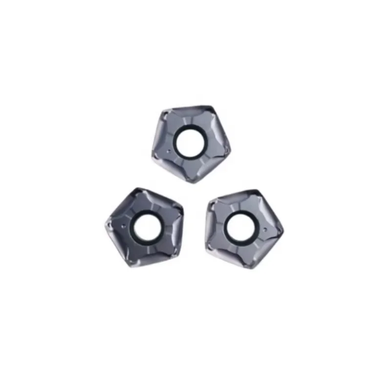 10 Peças de Pastilhas de Torneamento de Metal Duro PNMU1205ANER SM RP1225 RP1535 PR1210 PNMU0905XNER- PG025 Revestimento PVD CVD HRC45 para Torno CNC