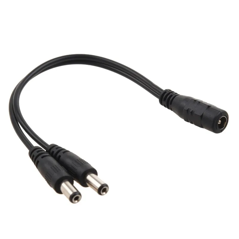 Cable divisor de alimentación para cámara cctv, 1 hembra a 2 macho FC, POE, probador de cámara IP, DC 1 a 2