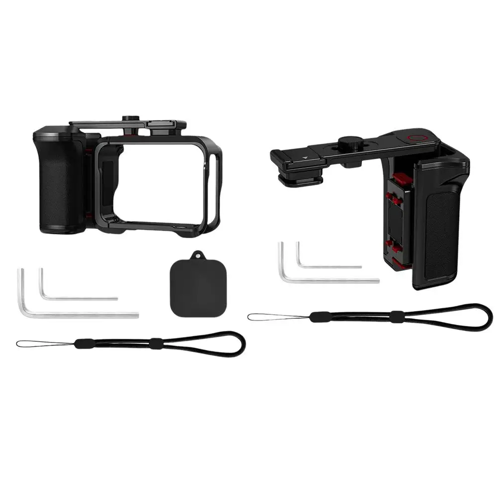 Street Photo Grip Kit For Insta360 Ace Pro 2/Pro Camera Camera Grip Holder With Shutter Button Vlogo Photography Accessories