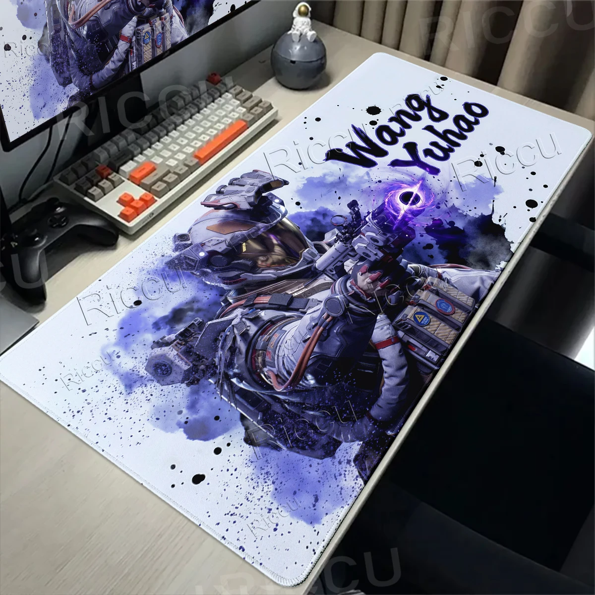 Large Anime Game D-Delta O-Operation Office Table Accessories Carpet Gaming Cabinets Decor Mats Non-slip Base LockEdge Oversized