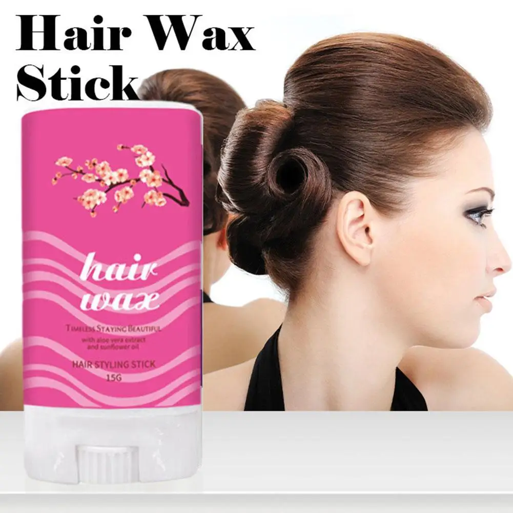 Hair Wax Pomade Broken Frizz Fixed Fluffy Hair Styling Not Greasy Long-Lasting Hair Gel Hair Wax Stick Styling Tool