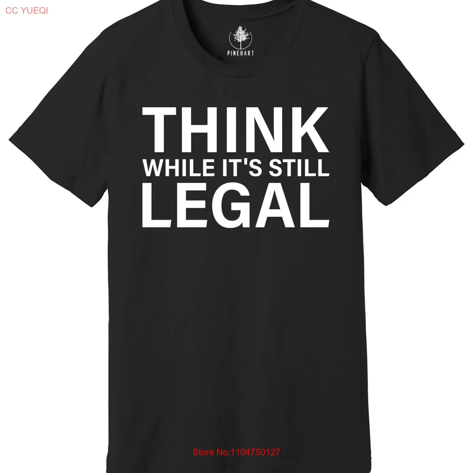 Think While It's Still Legal T Shirt Political ActivisT vintage Washed Comfortable Breathable Stylish homme designer clothes