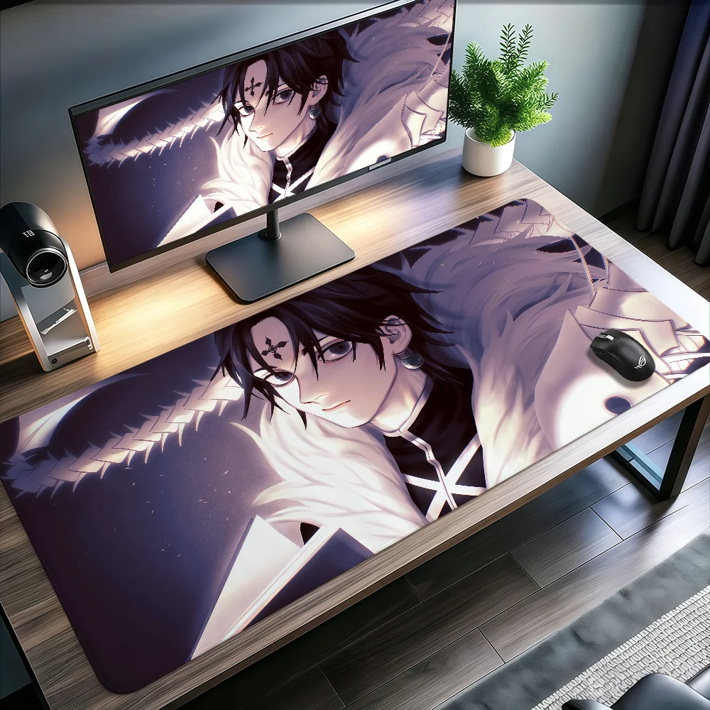 Chrollo Lucilfer H-Hunter X Hunter MousePad Large Non-slip Lockedge Desktop Computer Desk Mat Keyboard Pad Office Gamer Student