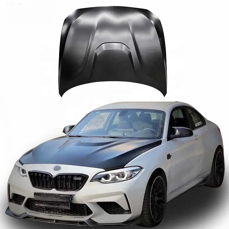 CLY Hood For 1 Series 2 Series M2 F20 F22 F87 MP Aluminum Iron Bonnet Engine Hood MP Covercustom