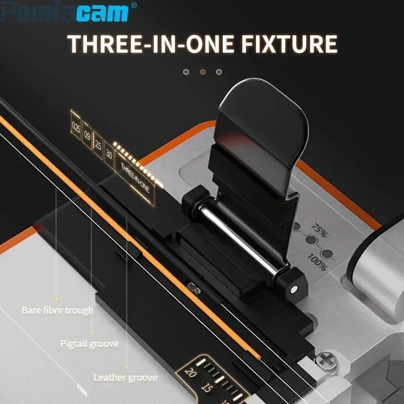 Totalmente Automático Recarregável Fibra Óptica Cutelo, Ftth Optical Fiber Cable Cutter, Q1S