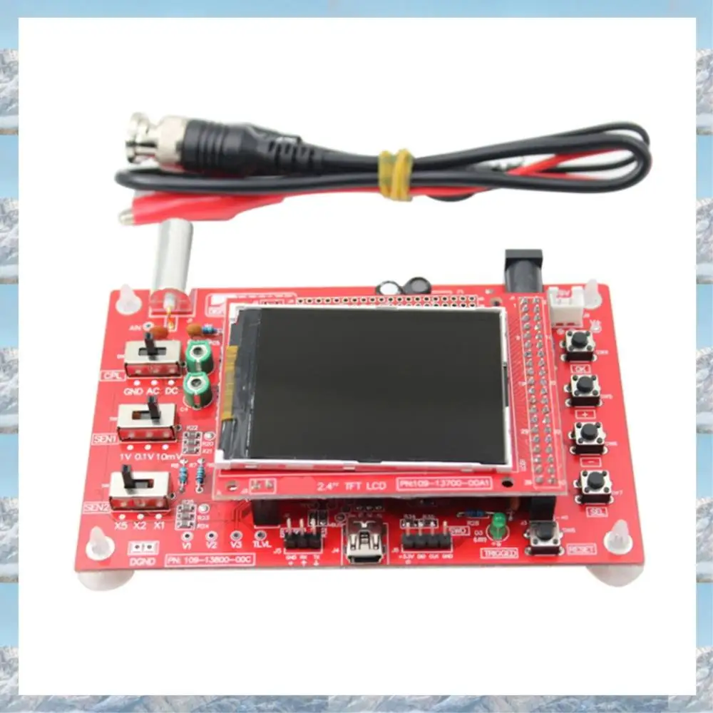 

Популярный стиль 2025, цифровой осциллограф DSO138, цифровой собранный TFT с зондом, тестовый зажим типа «крокодил» для разработки обнаружения Arduino ARM Bo