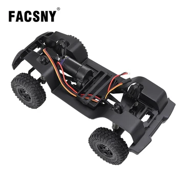 TRX4M 155mm 6,10 cala rozstaw osi zmontowana rama podwozie przednie tylne osie skrzynia biegów dla 1/18 AX-8560 Rc Crawler TRX4-M Bronco Defender