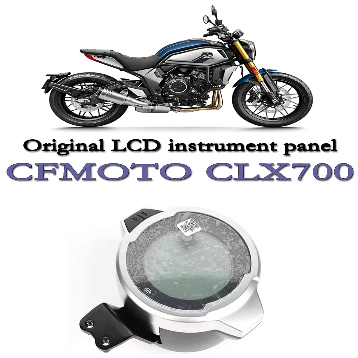 Motorcycle original factory CL-X LCD instrument display odometer Fit For CFMOTO 700CLX CLX700 CL-X700 Sports