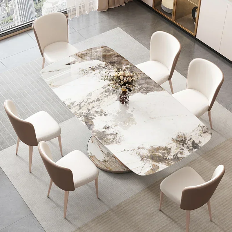 Modern Kitchen Table Furniture Luxury Dining Dinning Tables Sets Islands Cafe Coffe Bar Home Garden Muebles Individual Room