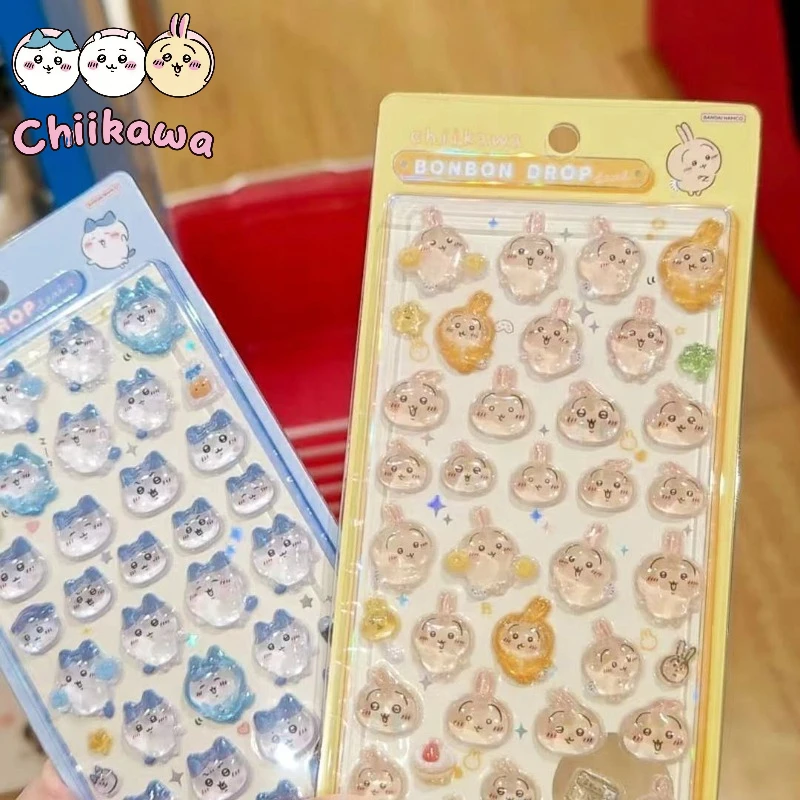 

Chiikawa New Sticker 3D Adorable Resin Hachiware Usagi 3D Decal for Boys and Girls Birthday Gifts