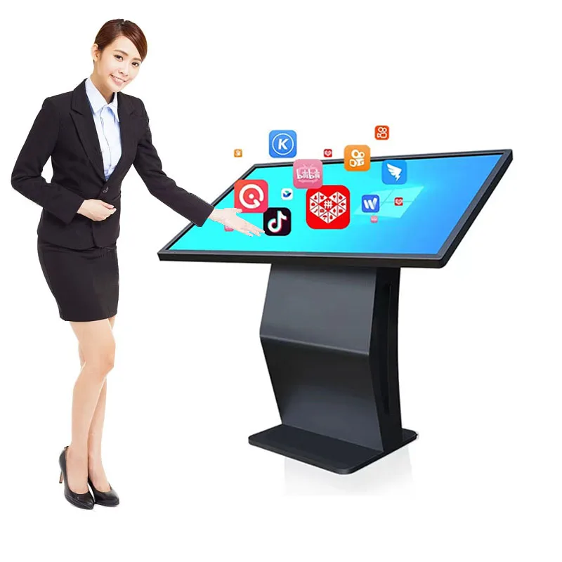 

21.5-55 Inch Horizontal All-in-One Equipment Touch Screen LCD Ads Machine For Shopping Malls Retail Stores And Wayfinding