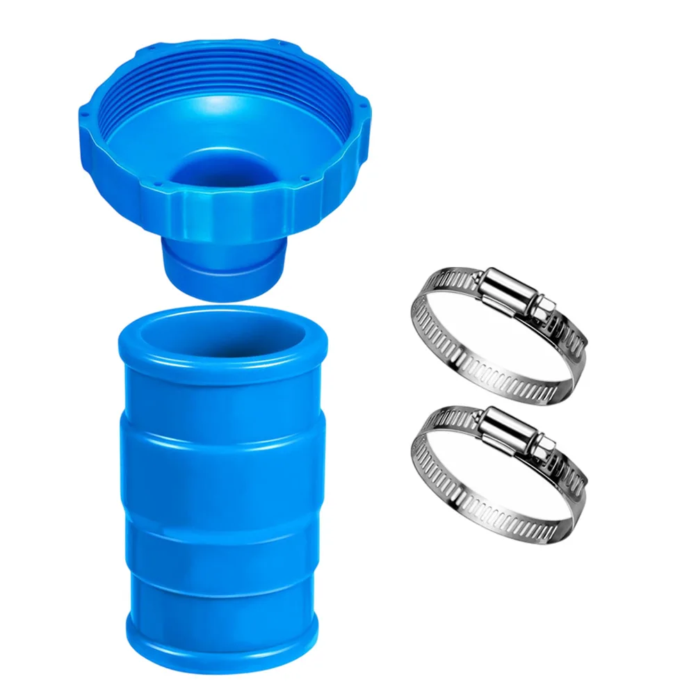 4 Piece Pool Adapter Kit Compatible with For Intex 11238 for Vacuum Hose 1 1/2 Inch Connection and For Easy Use