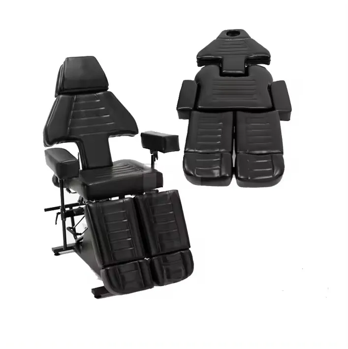 

Popular Selling With Pump Hydraulic Body Massage Bed Table and Tattoo Chair Adjustable Stainless Steel Portable Armrest Tattoo