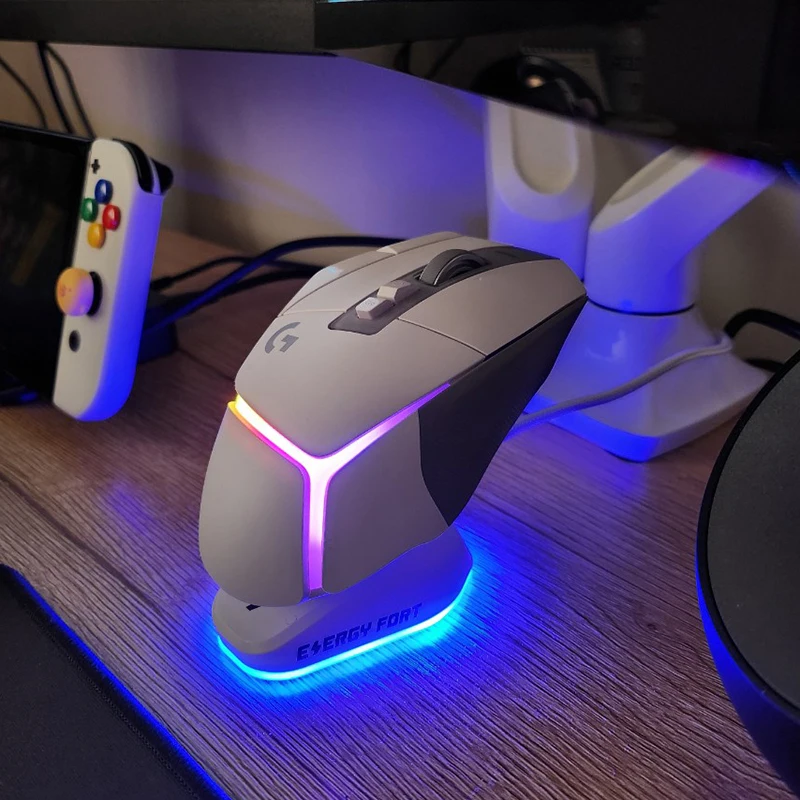 Gaming-Maus-Ladegerät für Logitech G PRO Wireless X Superlight 2 DEX G502 X Plus G703 G903 HERO Pro 2 Lightspeed Mäuse Dock Station