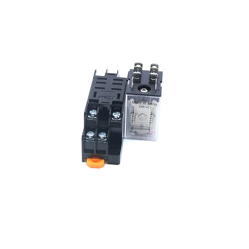 LY2NJ HH62P 10A 250VAC DPDT Electromagnetic Relay 8 Pin Coil 12V/24V/220V AC/DC for LED Lighting, Industrial Control, Home